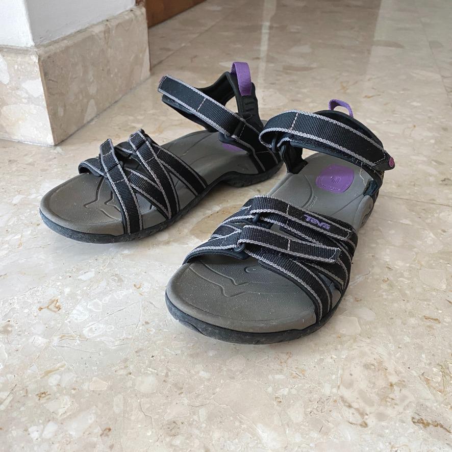 teva sandals purple