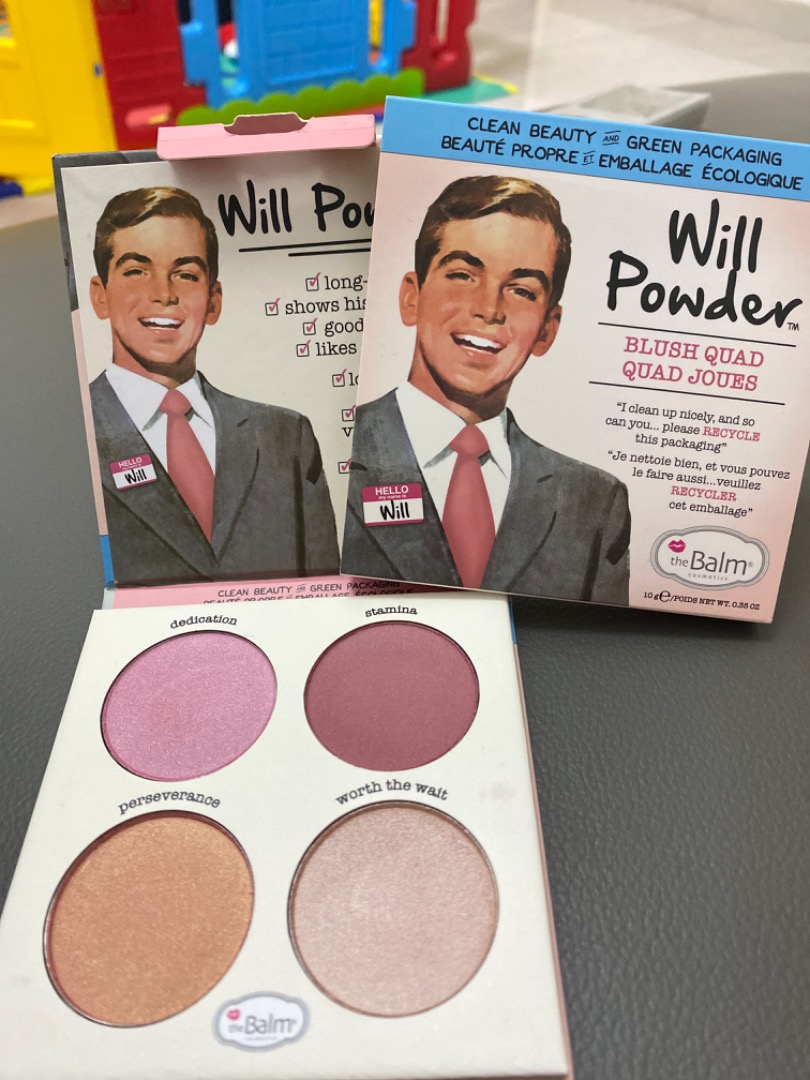 The Balm Will Powder Blush Quad, Health & Beauty, Makeup on Carousell