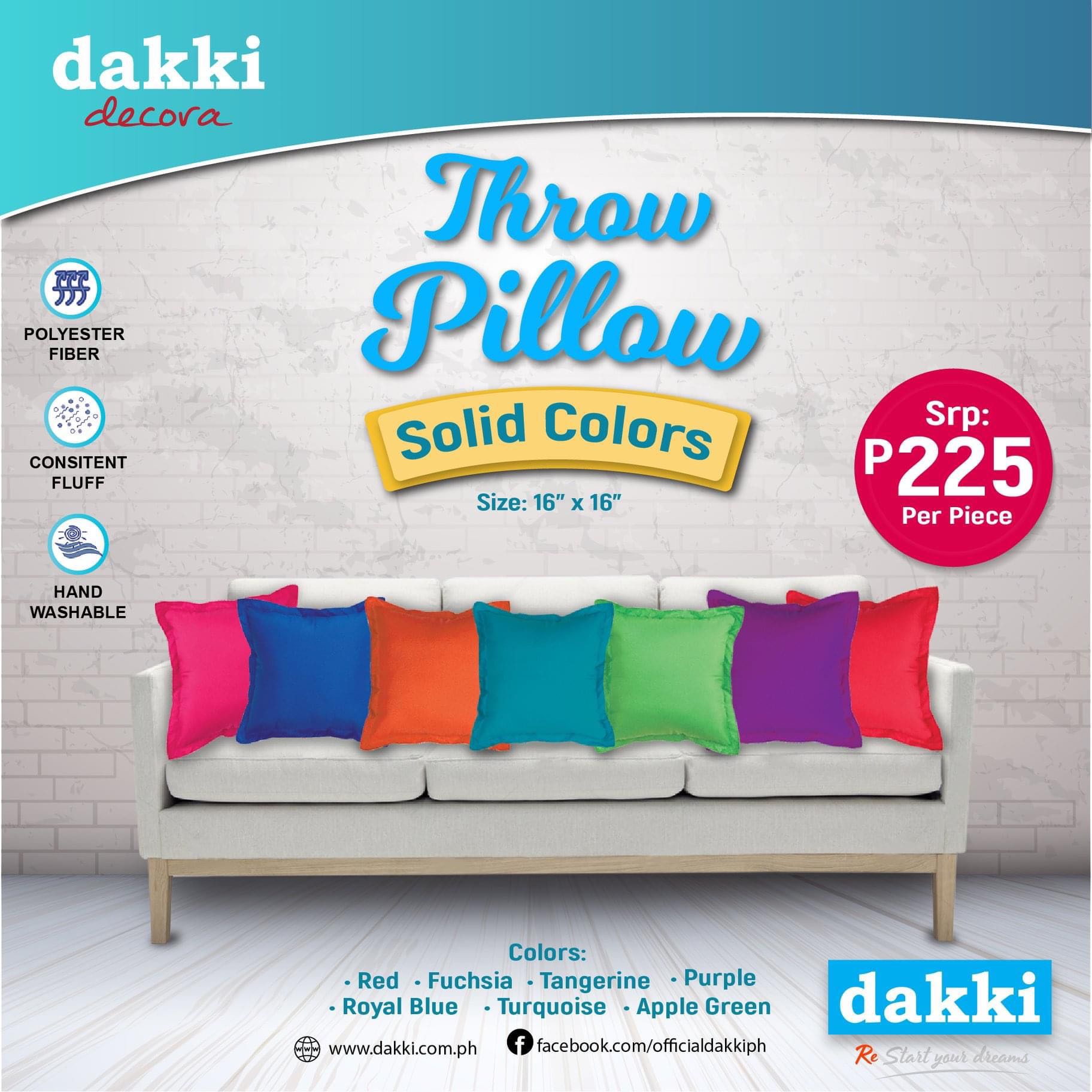 Dakki throw outlet pillow price