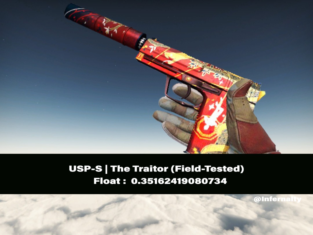 USP-S The Traitor FT CSGO SKINS KNIVES, Video Gaming, Gaming ...