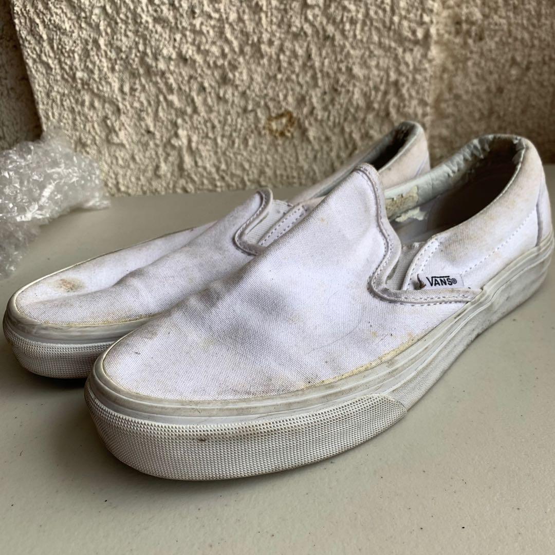 VANS Classic Slip On Triple White US 6.5 Women s Fashion