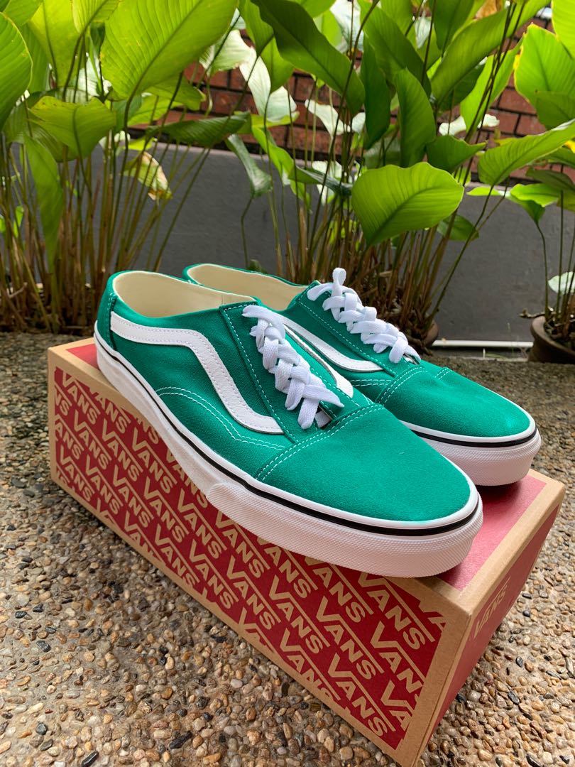 Ultramarine green old best sale skool vans