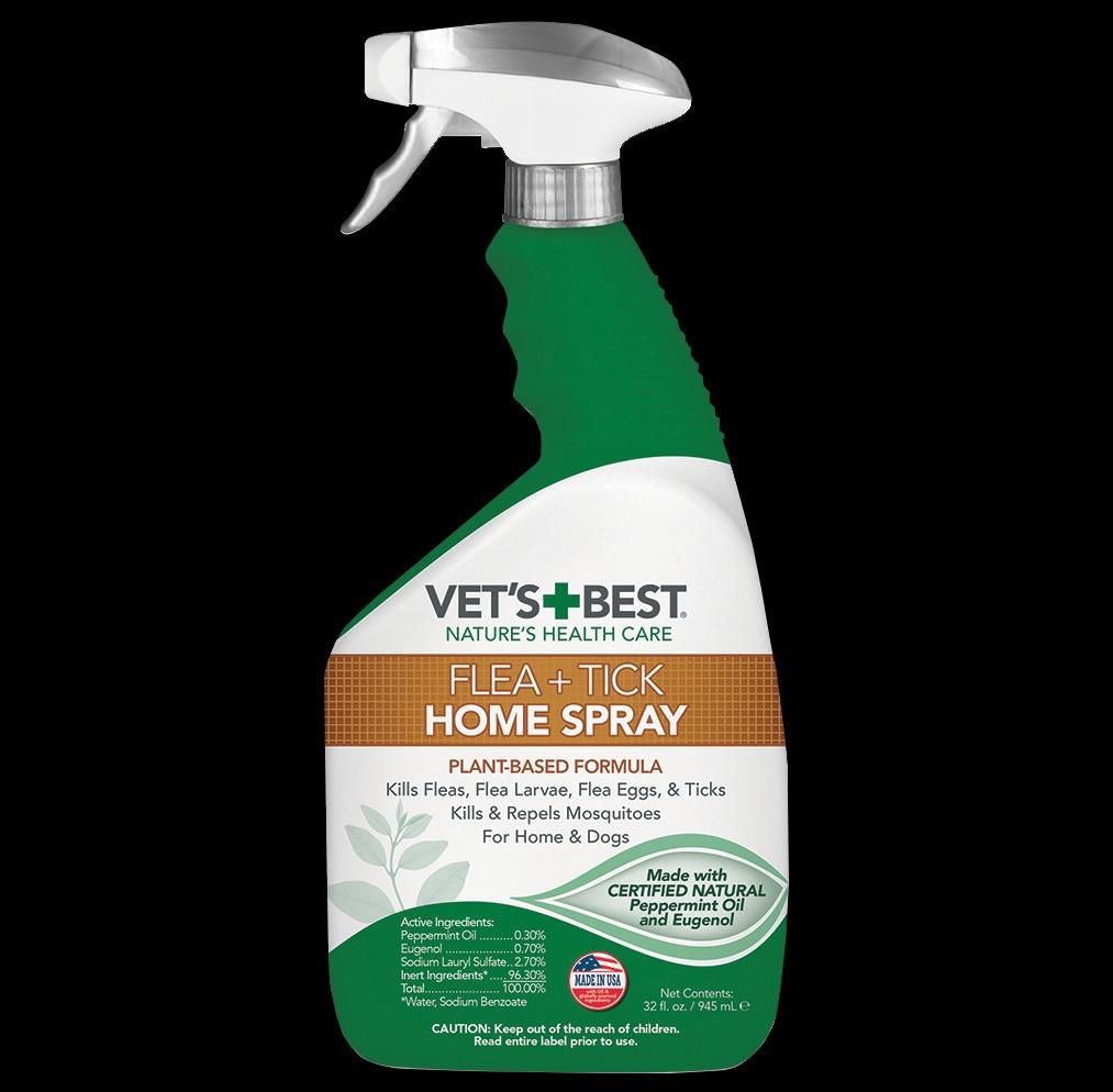 Vet's Best Flea Plus Tick Home Spray For Dogs 945ml, Pet ...
