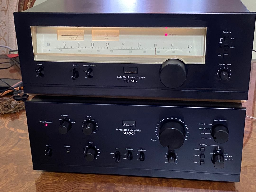 中古-非常に良い】 Sansui 山水 TU-α507 AM FMチューナー 中古】山水