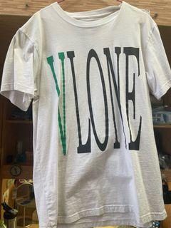 Vlone 經典短踢 白綠色 M號