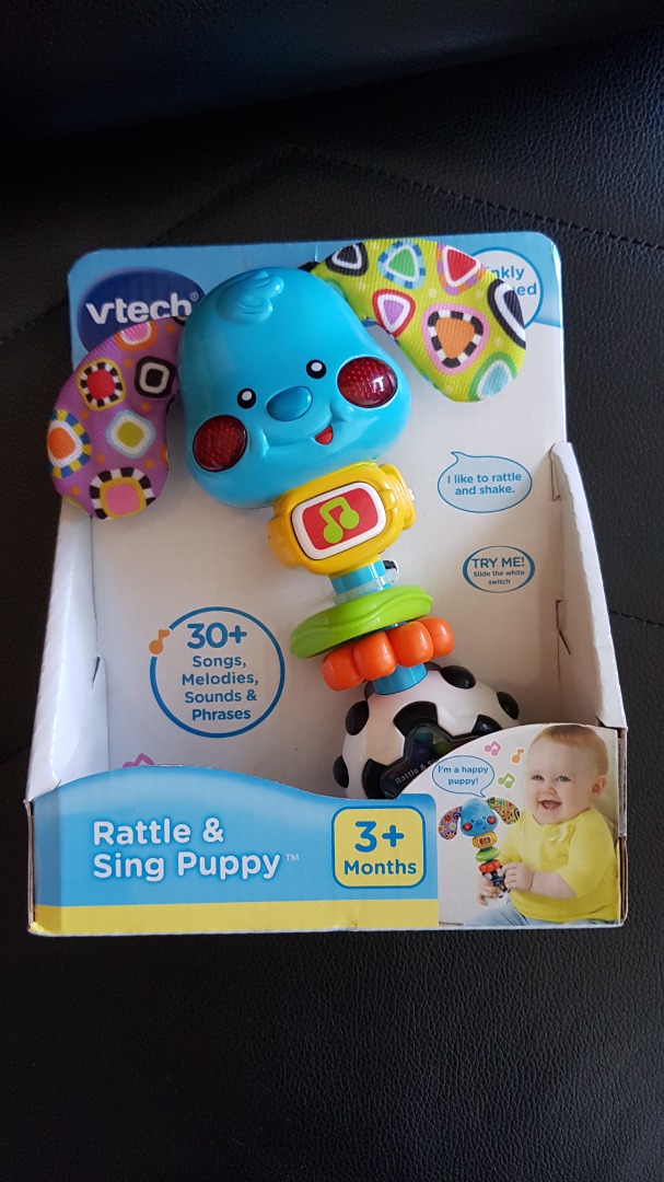 Vtech Rattle & Sing Puppy, Babies & Kids, Infant Playtime on Carousell