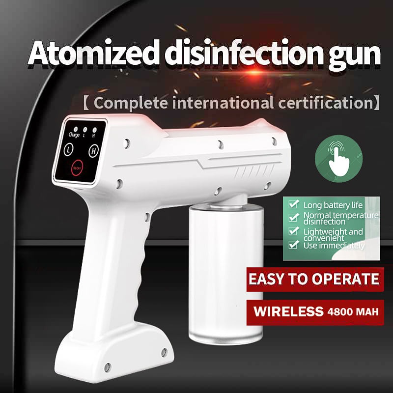 Wireless Nano Gun UV Light Spray Disinfection Sprayer Gun, TV & Home ...
