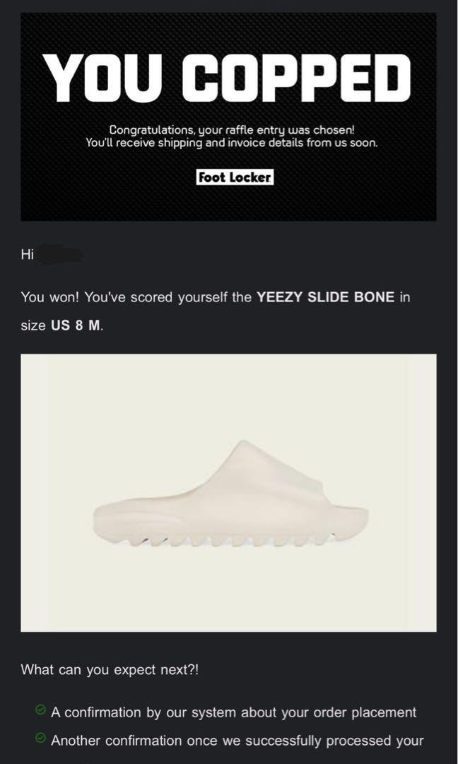 Yeezy Slide Bone, Men's Fashion, Footwear, Sneakers on Carousell