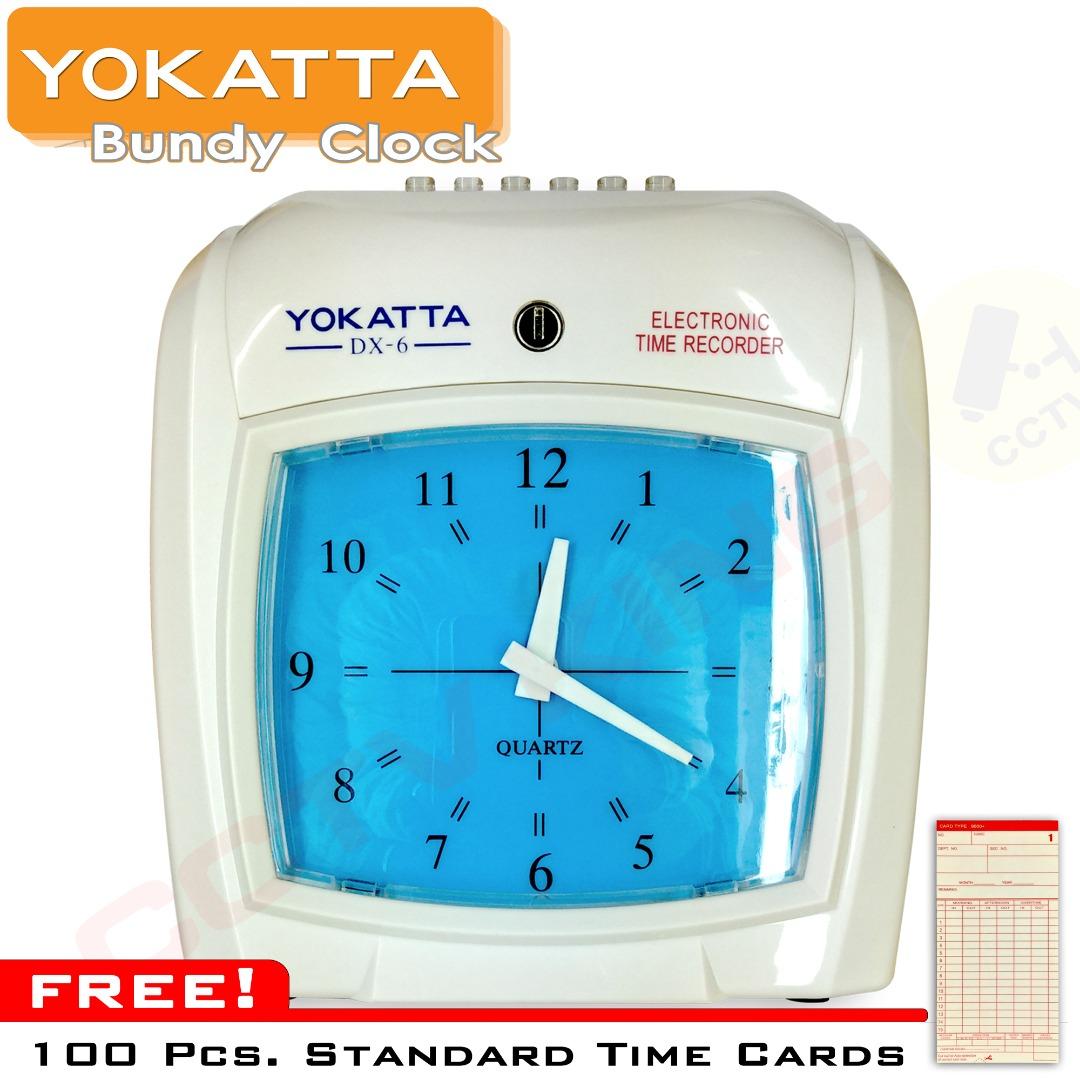 YOKATTA Dx6 bundy clock time recorder time keeping, Computers & Tech