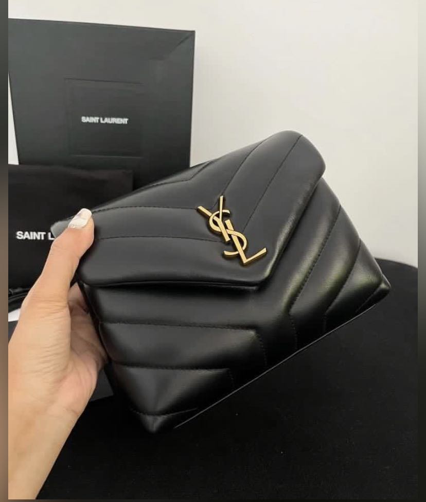 Saint laurent loulou toy bag in matelassé y leather deals