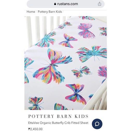 100 Organic Cotton Pottery Barn West Elm Modern Baby Crib