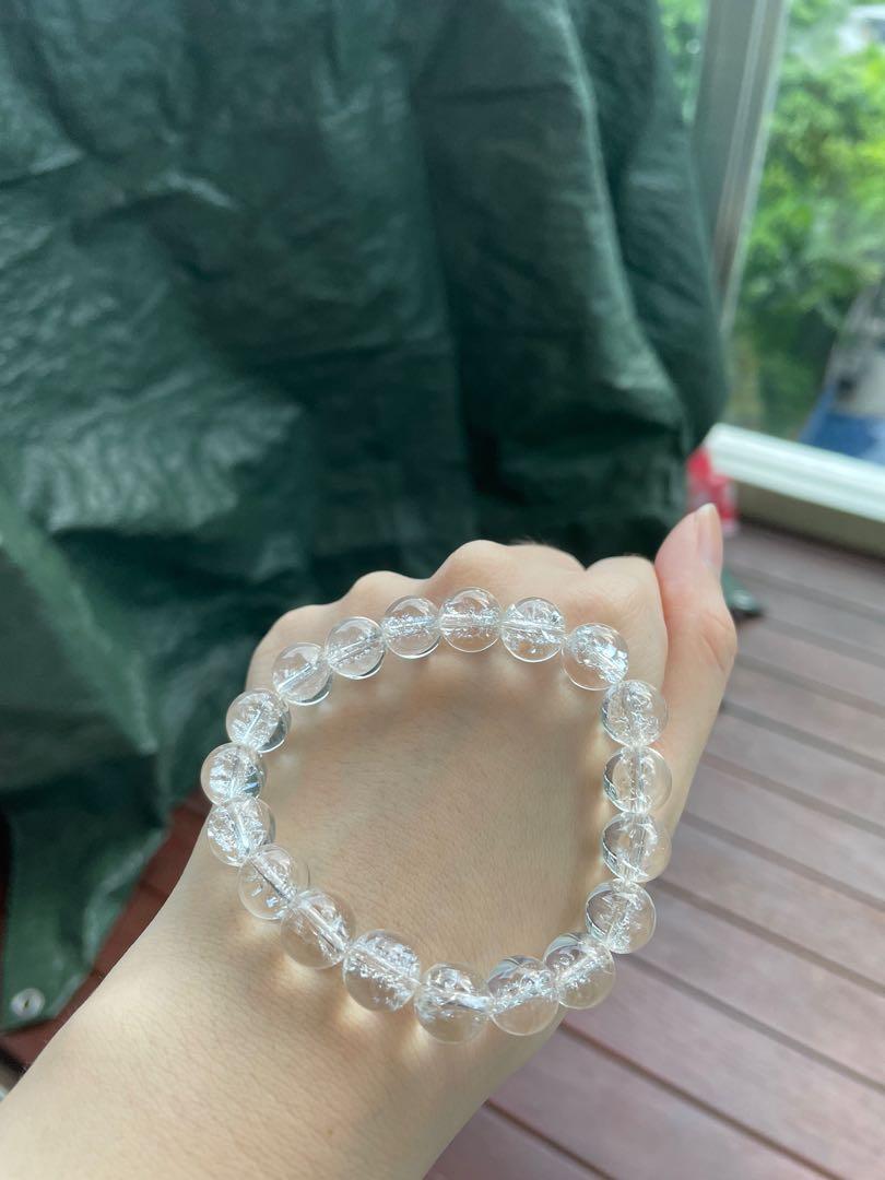 White crystal top bracelet