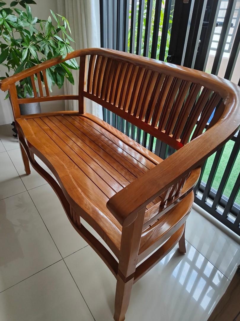 2 seater wooden new arrivals chair