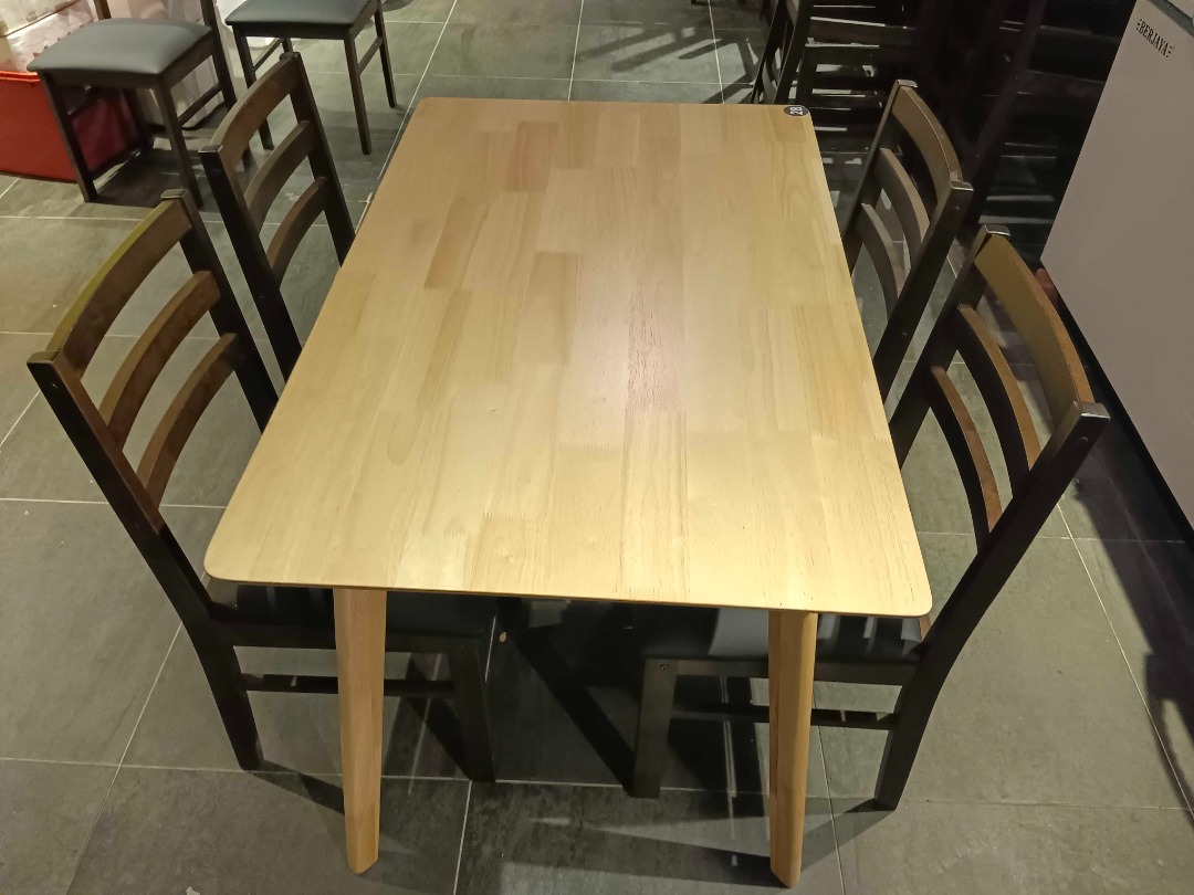 4 Seater Dining Table Set (Clearance), Furniture & Home Living, Furniture, Tables & Sets on