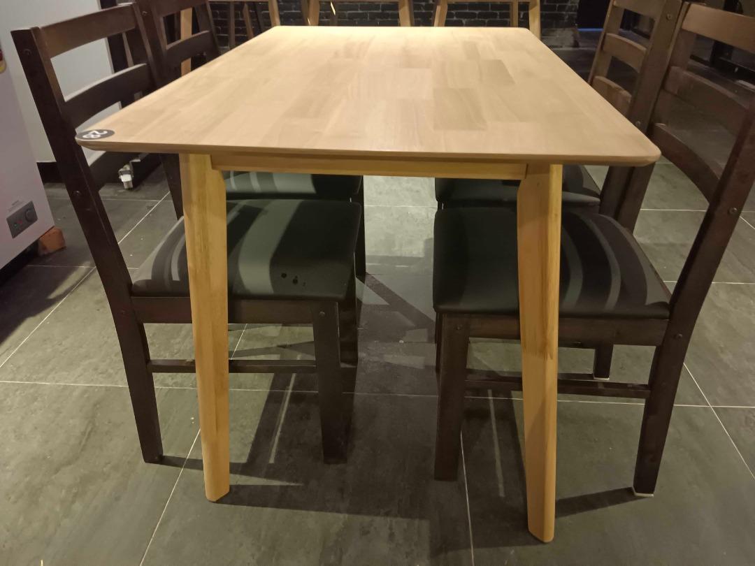 4 Seater Dining Table Set (Clearance), Furniture & Home Living, Furniture, Tables & Sets on