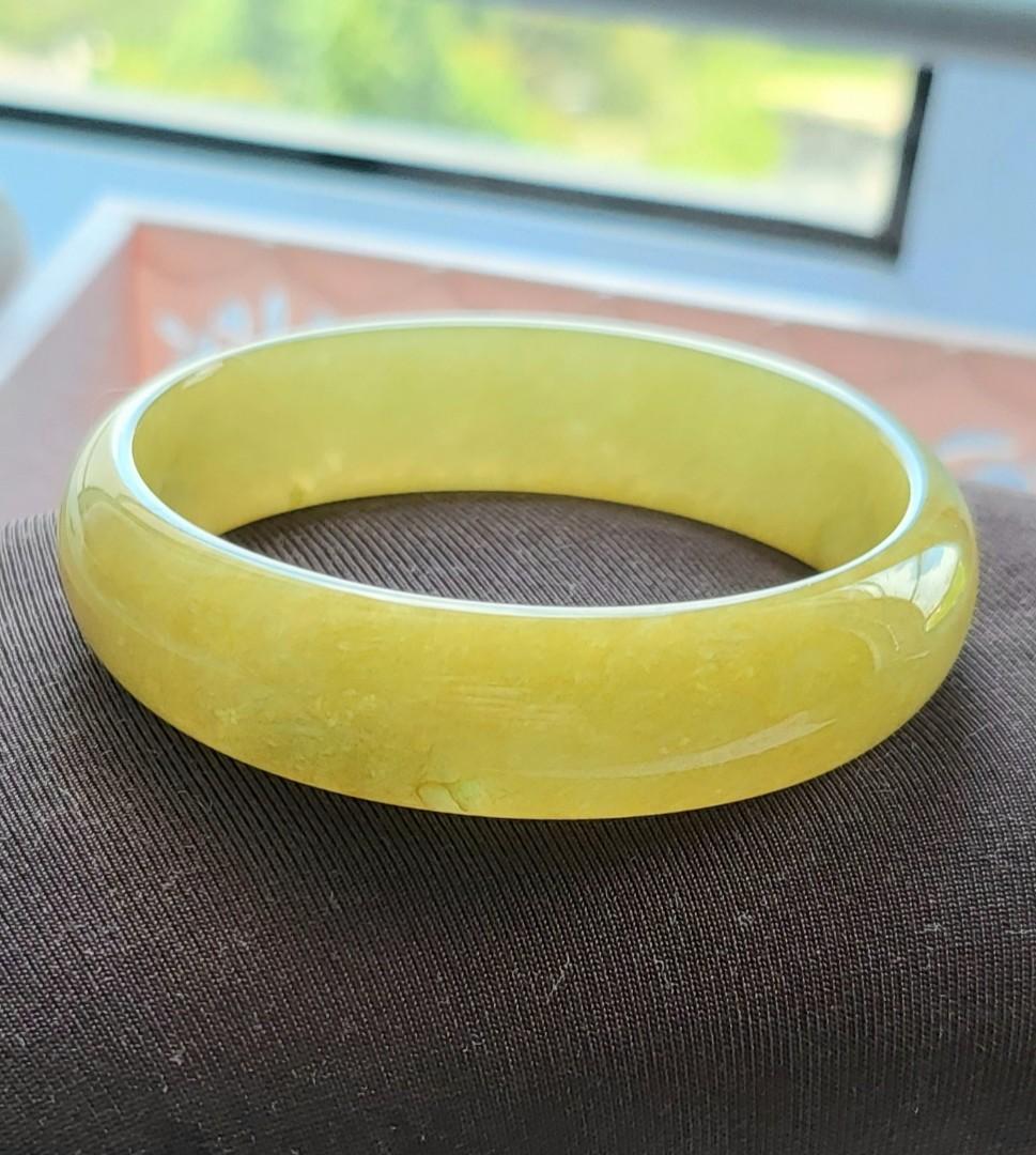 Honey jade bangle sale
