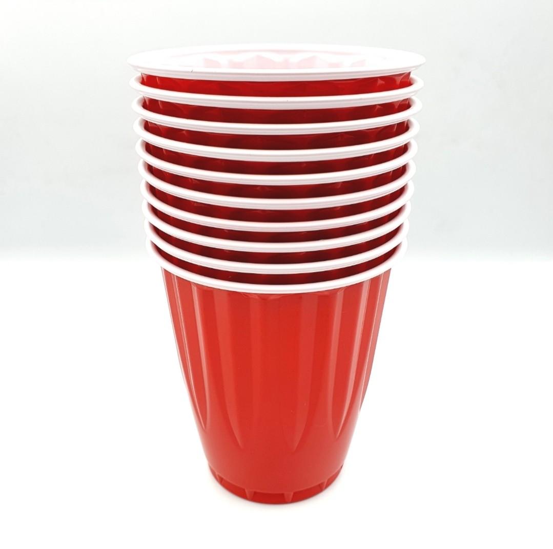  Kirkland Signature Chinet 18 Oz Red Plastic Cups