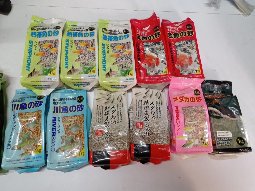 水族用品水族底材熱帶魚砂金魚砂川魚砂特選麥飯石砂粉紅砂黑色底砂 寵物用品 寵物家品及其他 Carousell