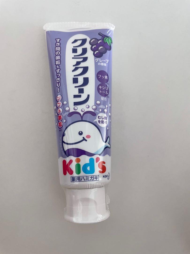 花王 嬰幼兒 提子味 牙膏 Kao grape baby toothpaste, 美容＆個人護理, 健康及美容 口腔護理 Carousell