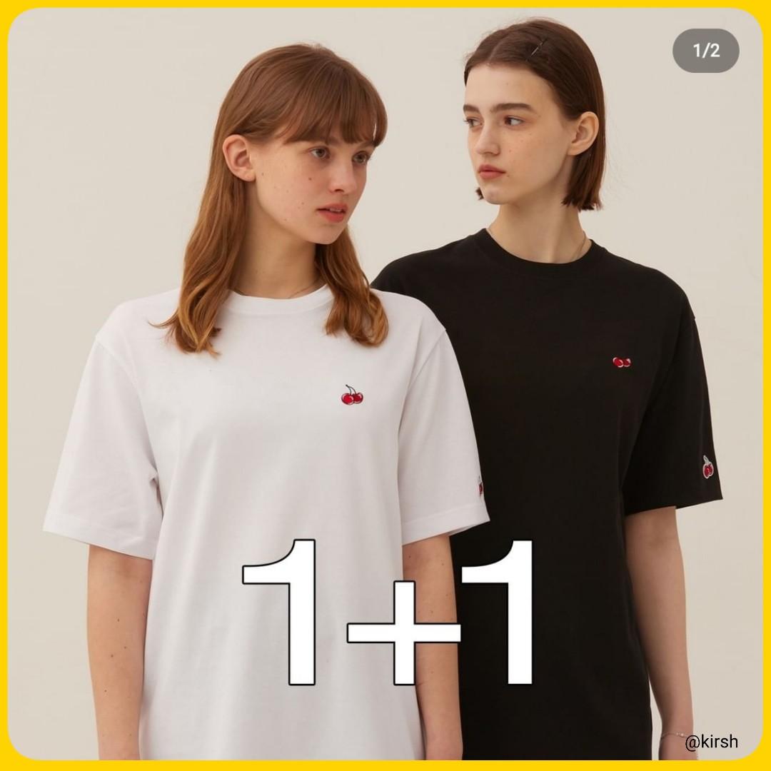 🇰🇷韓國代購🇰🇷[ Kirsh Small Cherry standard T-shirt set