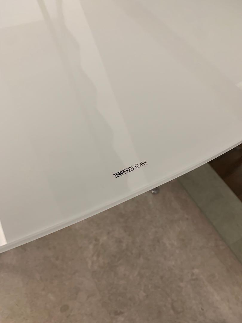 Dining Table (Category: Tables & Sets) located in Singapore. Submitted by danny21 (Listing ID 1172902295, Image 3). Description: Bought originally at $700 X1 Table: 155cm (L) x 75cm (B) x 75cm (H) Table is foldable. Tempered Glass..