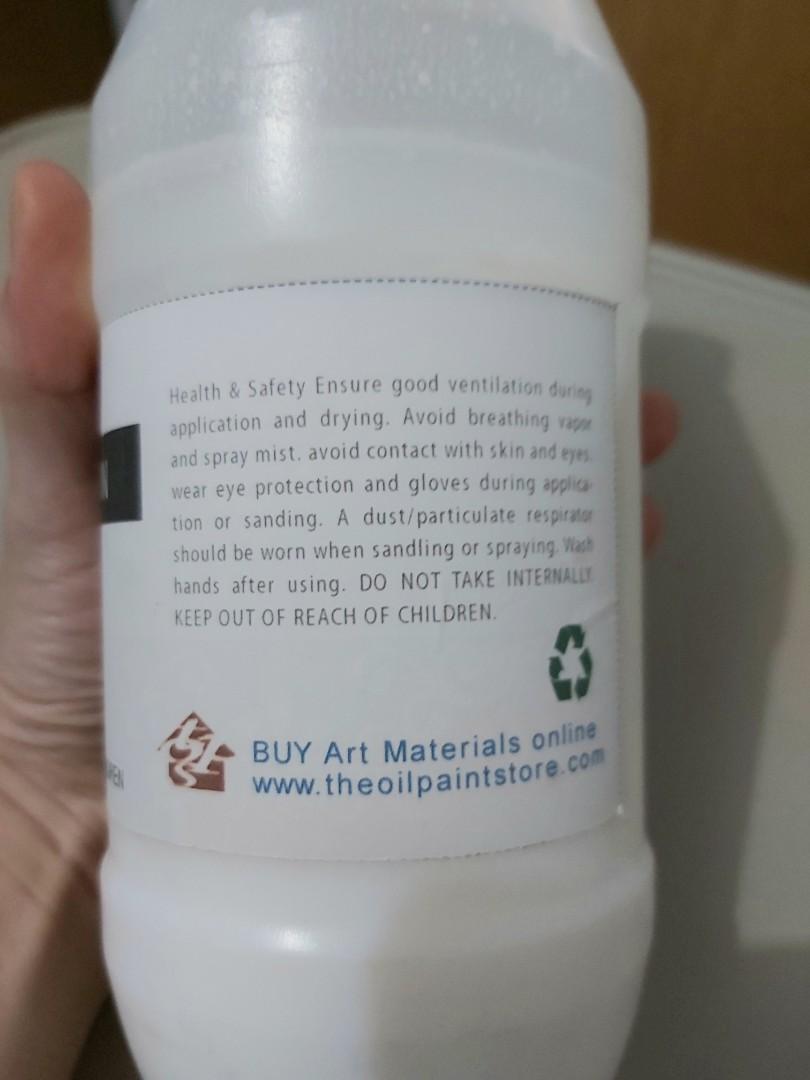 Acrylic Emulsion, 1L clear gloss, Hobbies & Toys, Stationary & Craft