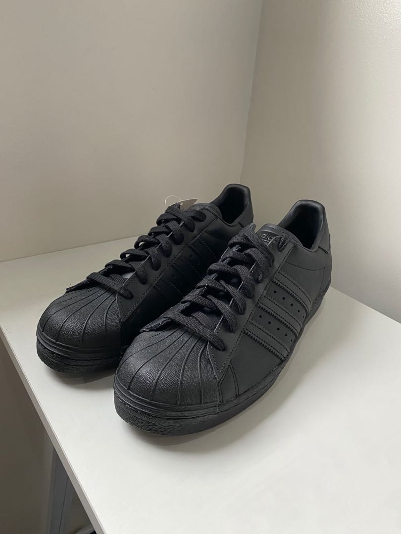 Adidas superstar sale 80s all black