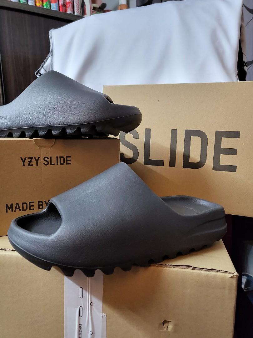 Adidas Yeezy Slide Onyx, Men's Fashion, Footwear, Flipflops and Slides ...