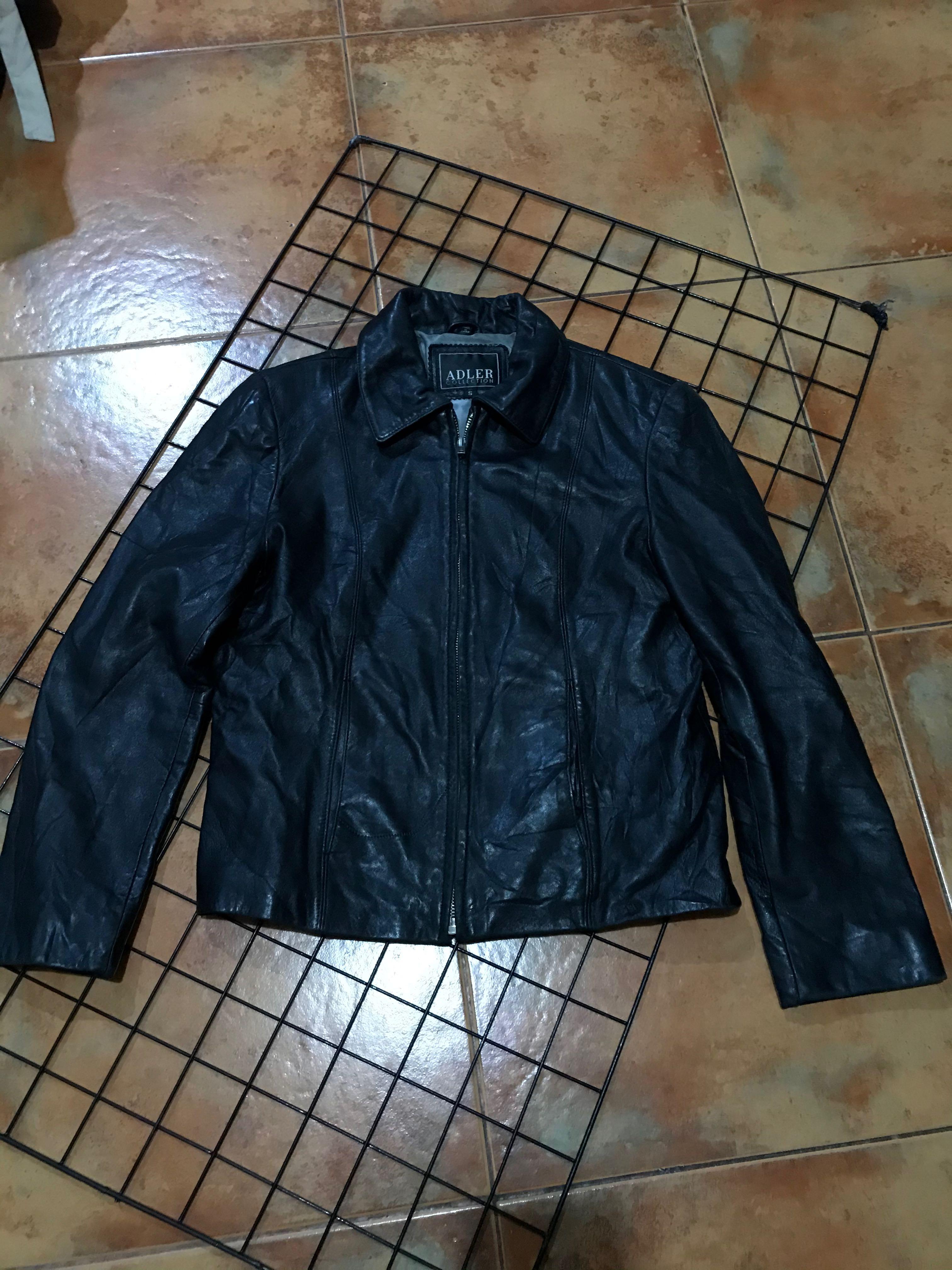 Adler leather deals coat