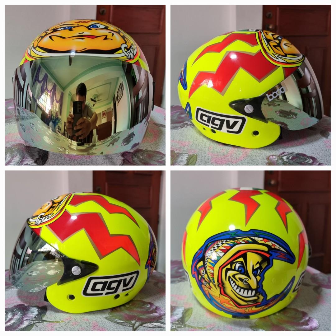 AGV Bali Tinted Visor, Motorcycles, Motorcycle Apparel on Carousell