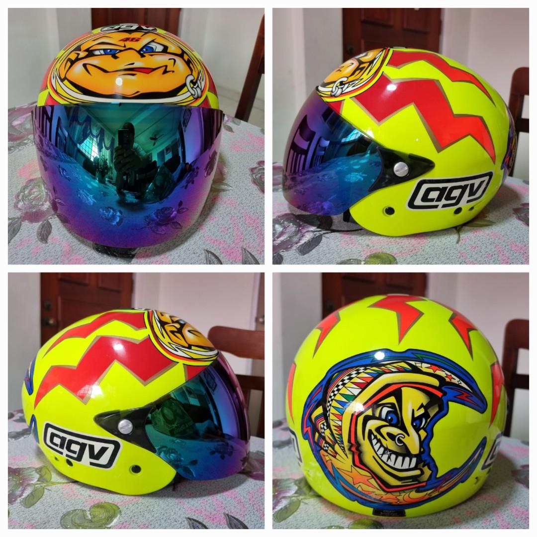 AGV Bali Tinted Visor, Motorcycles, Motorcycle Apparel on Carousell