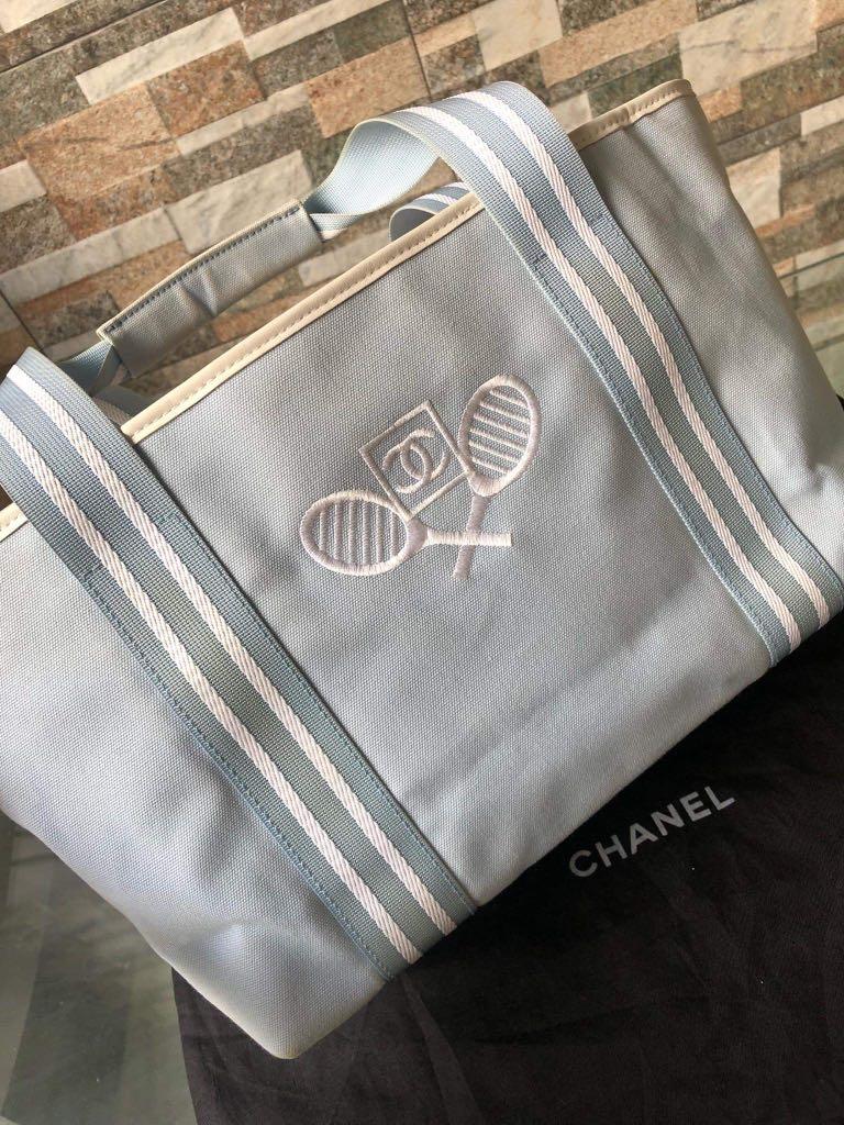 Authentic Chanel Sports line Tennis Bag, Luxury, Bags & Wallets on Carousell
