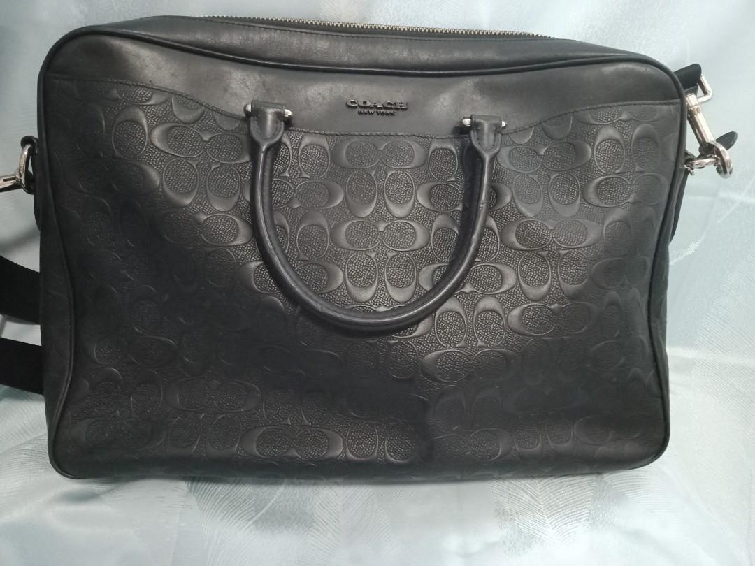 Coach Laptop Bag Women's
 Authentic Coach Embossed Leather Laptop Bag Women s Fashion Bags