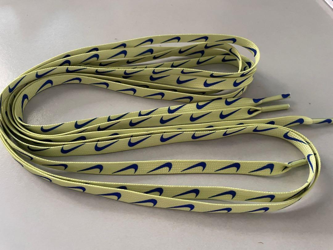 Gold top nike laces