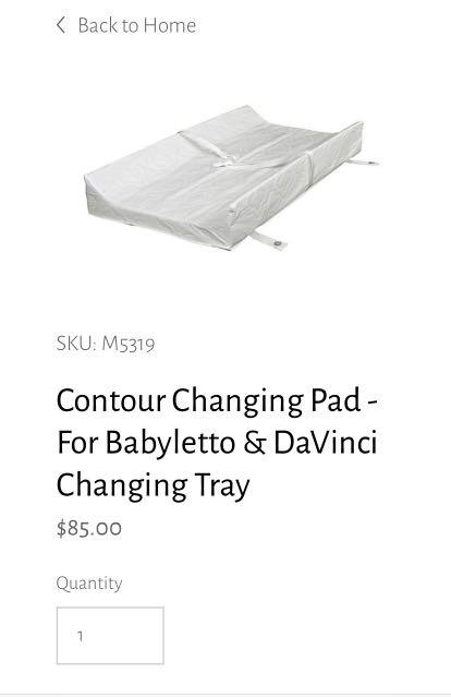 Davinci clearance changing pad