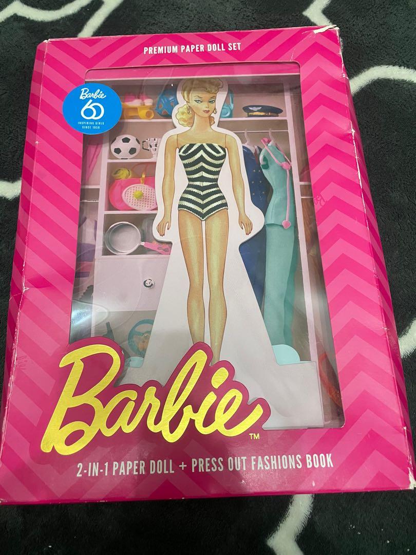 Barbie mattel Premium Paper Doll Set, Hobbies & Toys, Toys & Games on