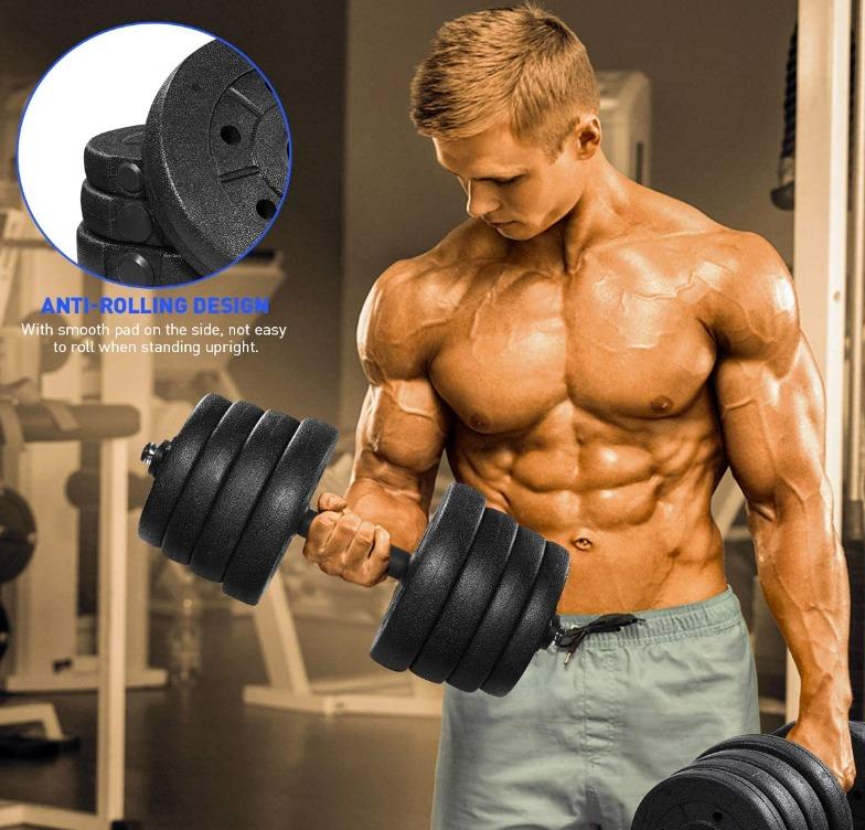 Besportble adjustable dumbbell best sale