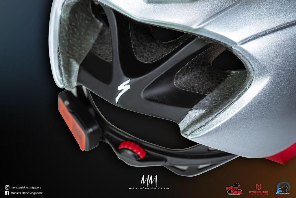 Spray paint bike helmet outlet