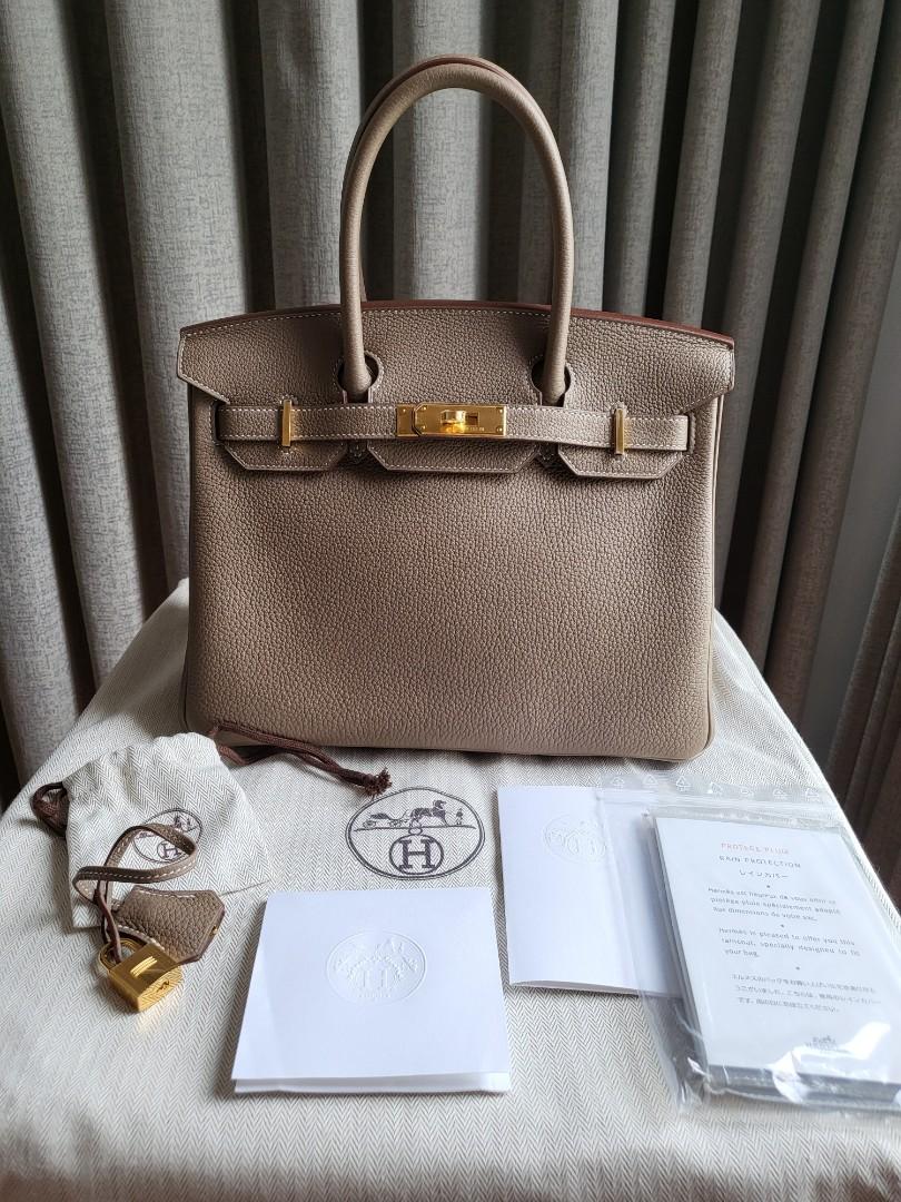 Hermés Birkin 30 - Etoupe , Luxury, Bags & Wallets on Carousell