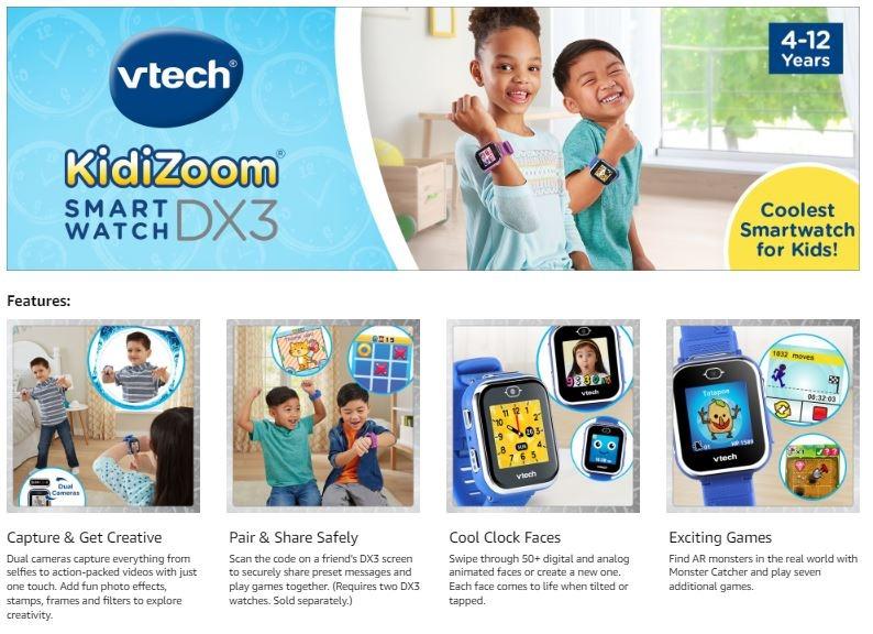 Ads vtech smart watch store