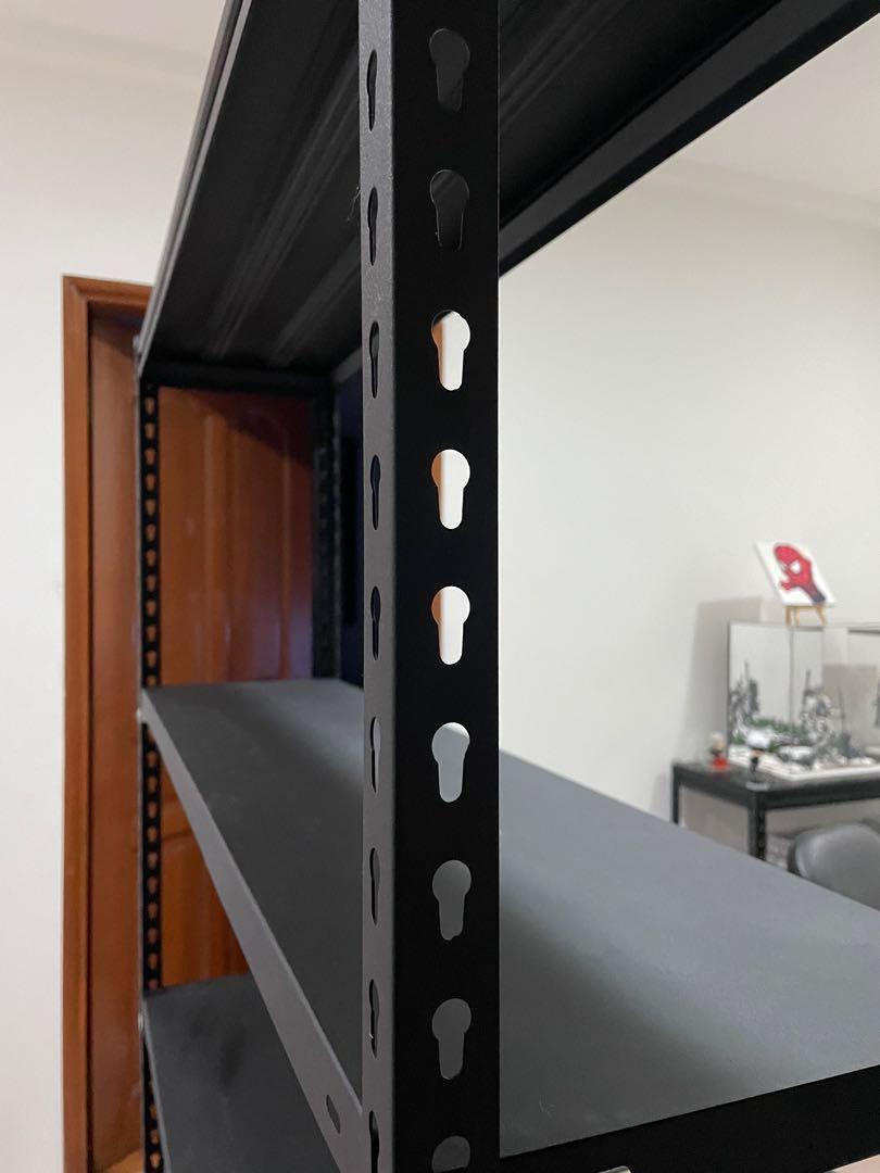 Boltless Rack - Black, Furniture & Home Living, Furniture, Shelves ...