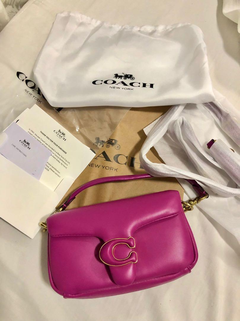 Brand new Coach Pillow Tabby 18 (Small) Color Purple, Luxury, Bags