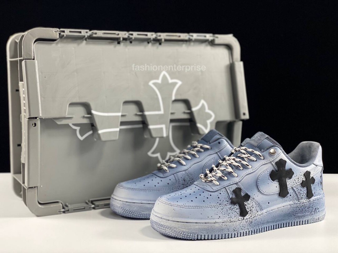 Air Force 1 Chrome Hearts (White & Gray)