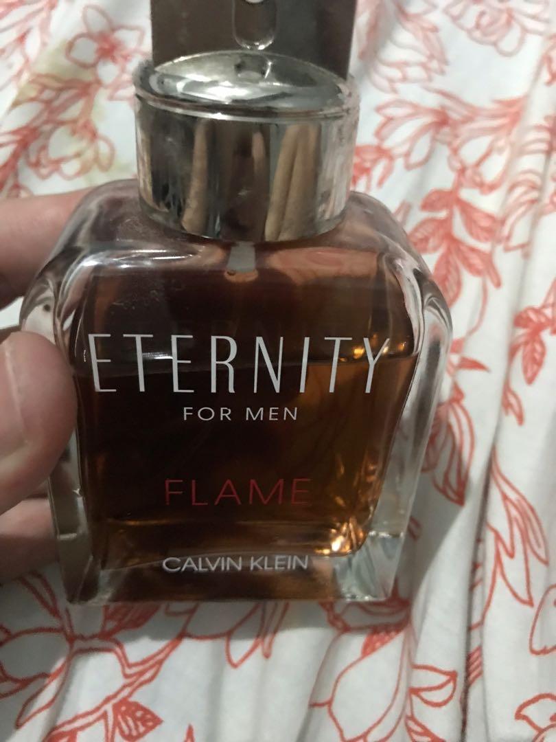 CK ETERNITY FLAME -for men -original, Beauty & Personal Care, Fragrance &  Deodorants on Carousell