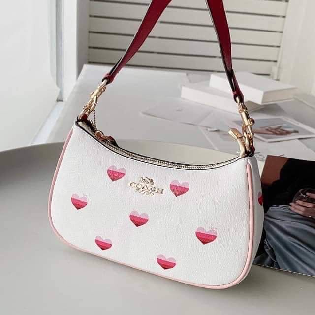 COACH OUTLET®  Teri Shoulder Bag With Stripe Heart Print