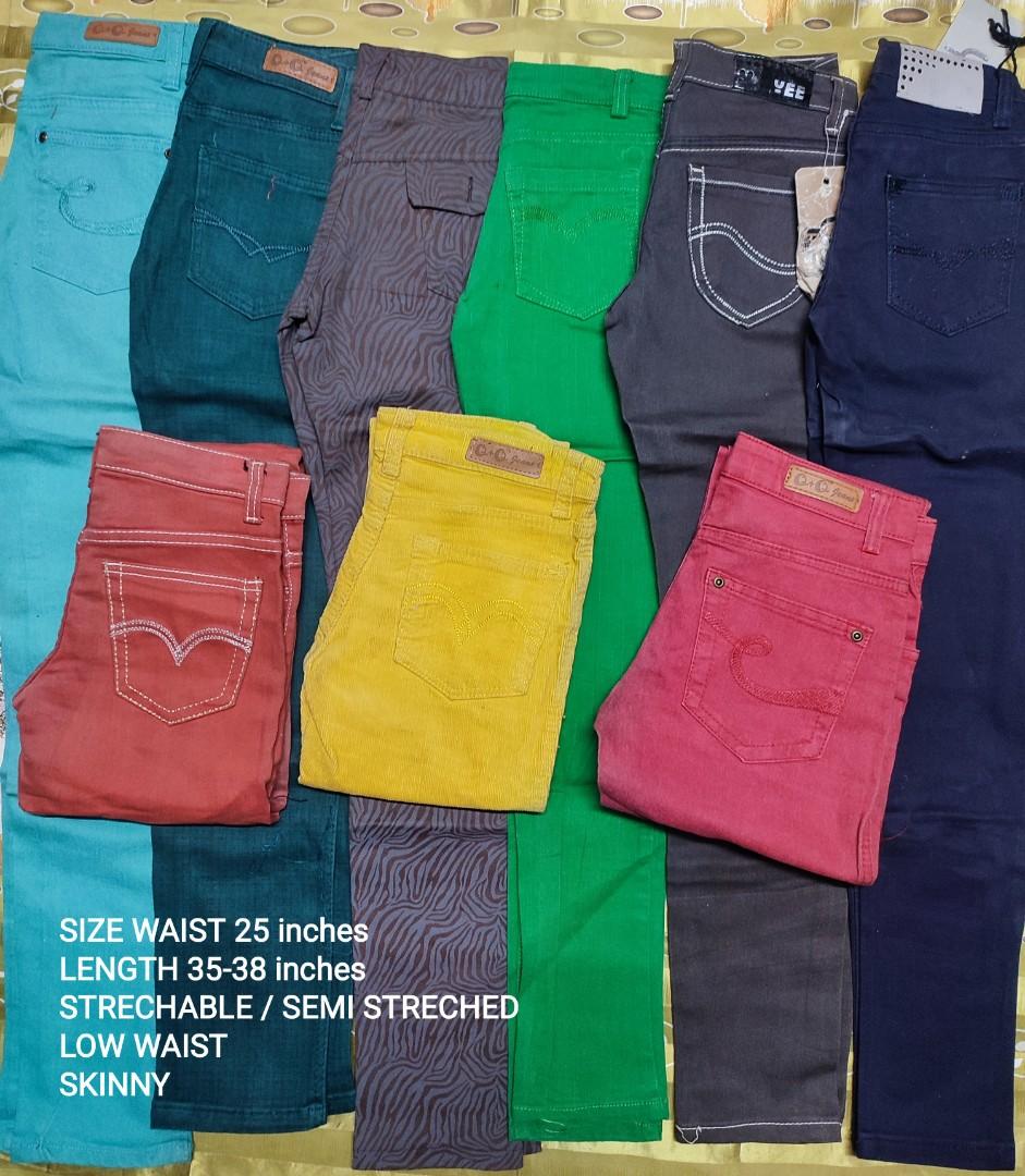 COLORED JEANS / PANTS, Women's Fashion, Bottoms, Jeans on Carousell