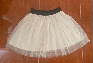 Cream Tutu skirt / Inner lolita skirt