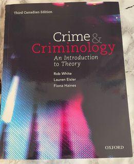 Crime and criminology