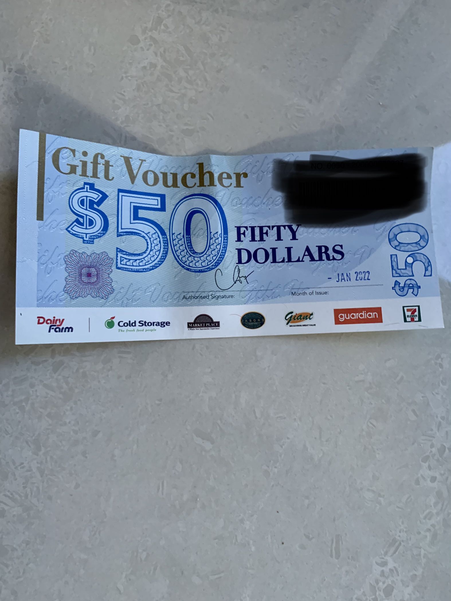 Dairy farm cash voucher. 2 for 95, 5 for 230( Value for ), Tickets