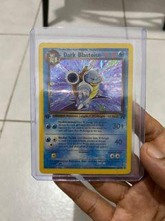 Dark Blastoise hollo 1st Edition team rocket